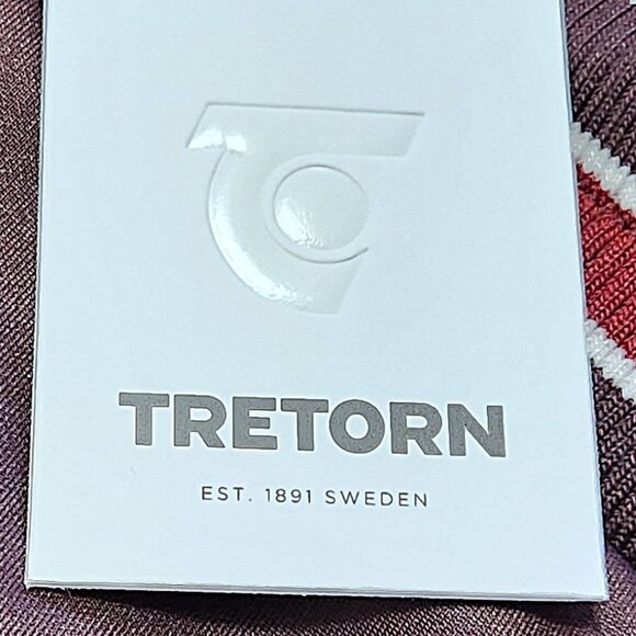 NEW Swedish Tretorn Chocolate Brown Jogger Track Pants with Stripes Size Men's M - Picture 8 of 16